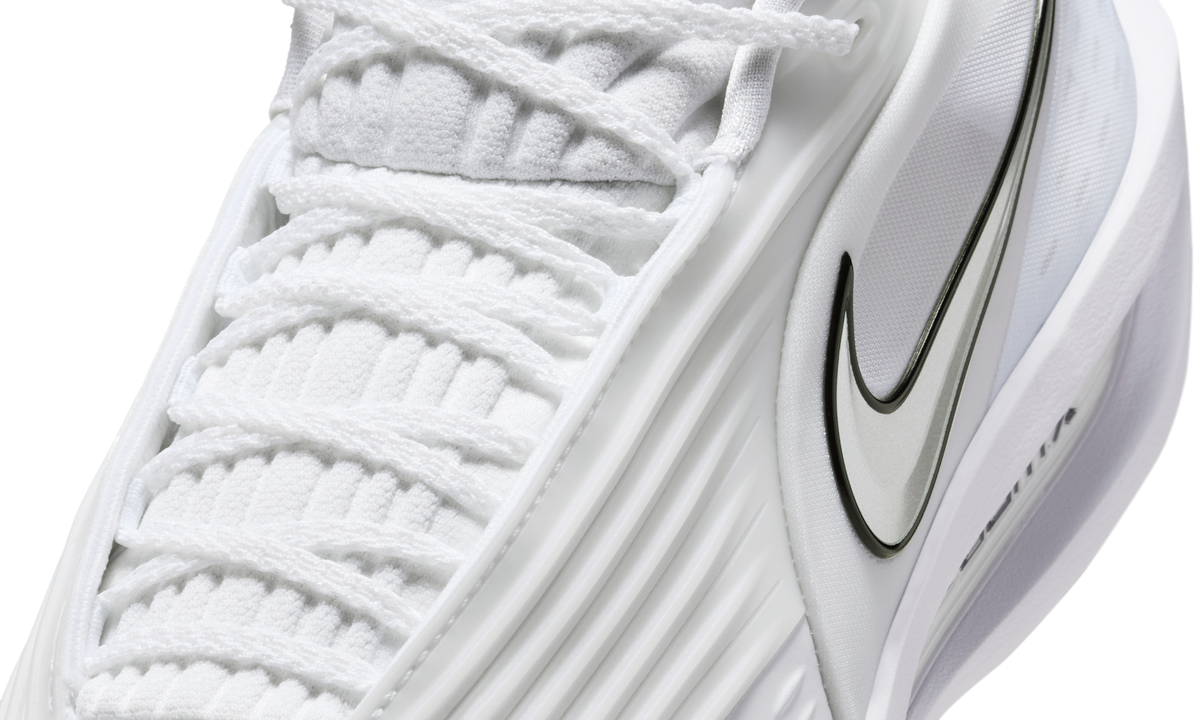 Overkicks - Nike Air Zoom GT Cut 3 Turbo White Metallic Silver (HV9919-101/HV9918-101) - detalle lateral interior