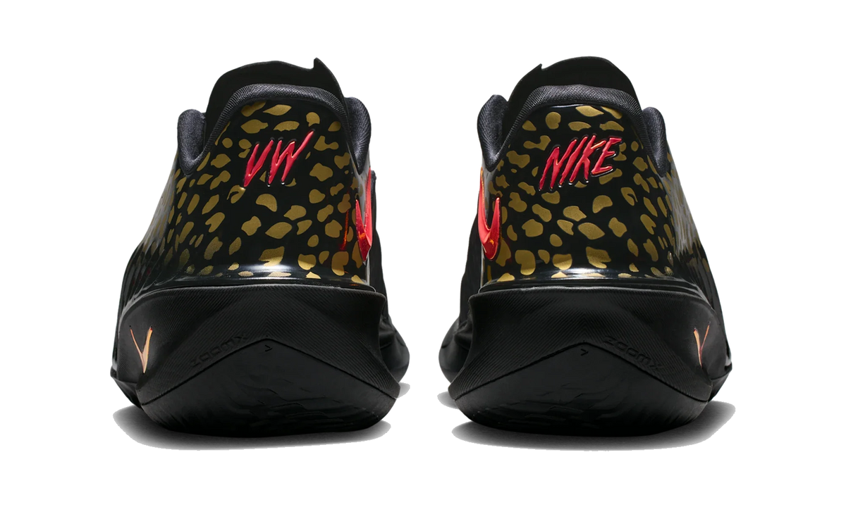 Overkicks - Nike Air Zoom GT Cut 4 Victor Wembanyama Gold Panther (IU1960-001) - detalle talon