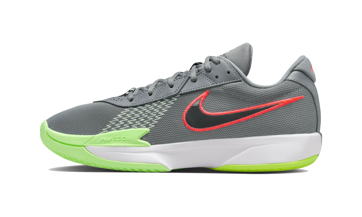 Overkicks - Nike Air Zoom GT Cut Academy Smoke Grey Barely Volt Crimson (FB2599-015) - vista lateral