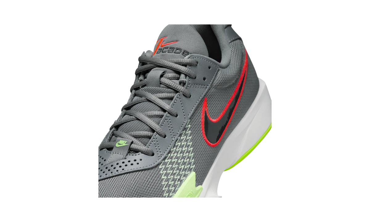 Overkicks - Nike Air Zoom GT Cut Academy Smoke Grey Barely Volt Crimson (FB2599-015) - detalle lateral interior