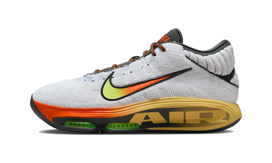 Overkicks - Nike Air Zoom GT Hustle 3 Big Air White Safety Orange (FV5953-101) - vista lateral
