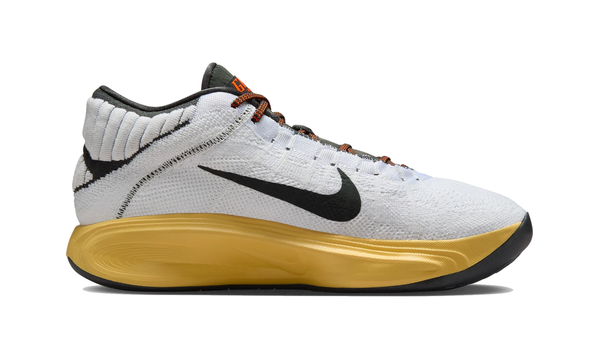 Overkicks - Nike Air Zoom GT Hustle 3 Big Air White Safety Orange (FV5953-101) - detalle suela
