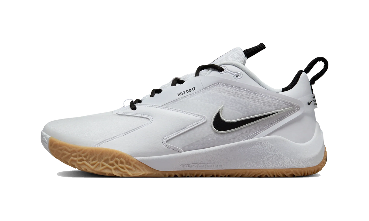 Overkicks - Nike Air Zoom Hyperace 3 White Black Gum (FQ7074-101) - vista lateral