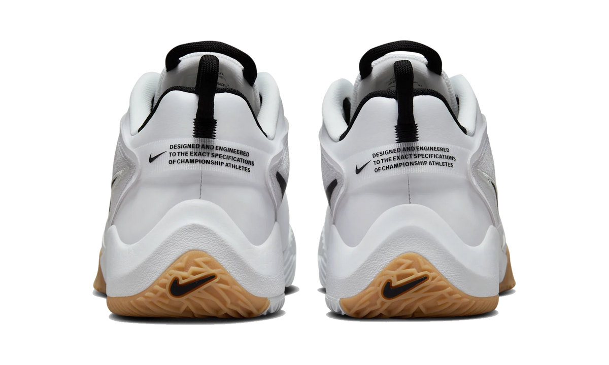 Overkicks - Nike Air Zoom Hyperace 3 White Black Gum (FQ7074-101) - detalle talon