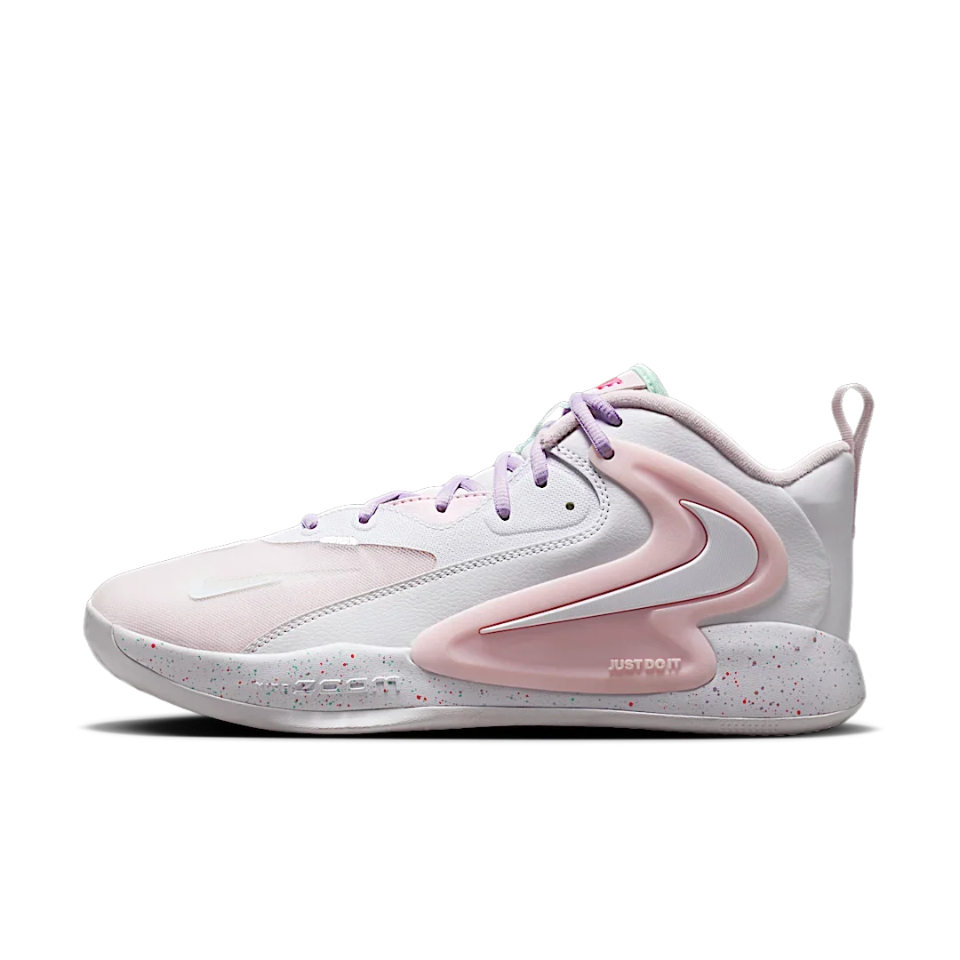 Overkicks - Nike Air Zoom Hyperset 2 SE White Arctic Pink (HF3241-100) - vista lateral