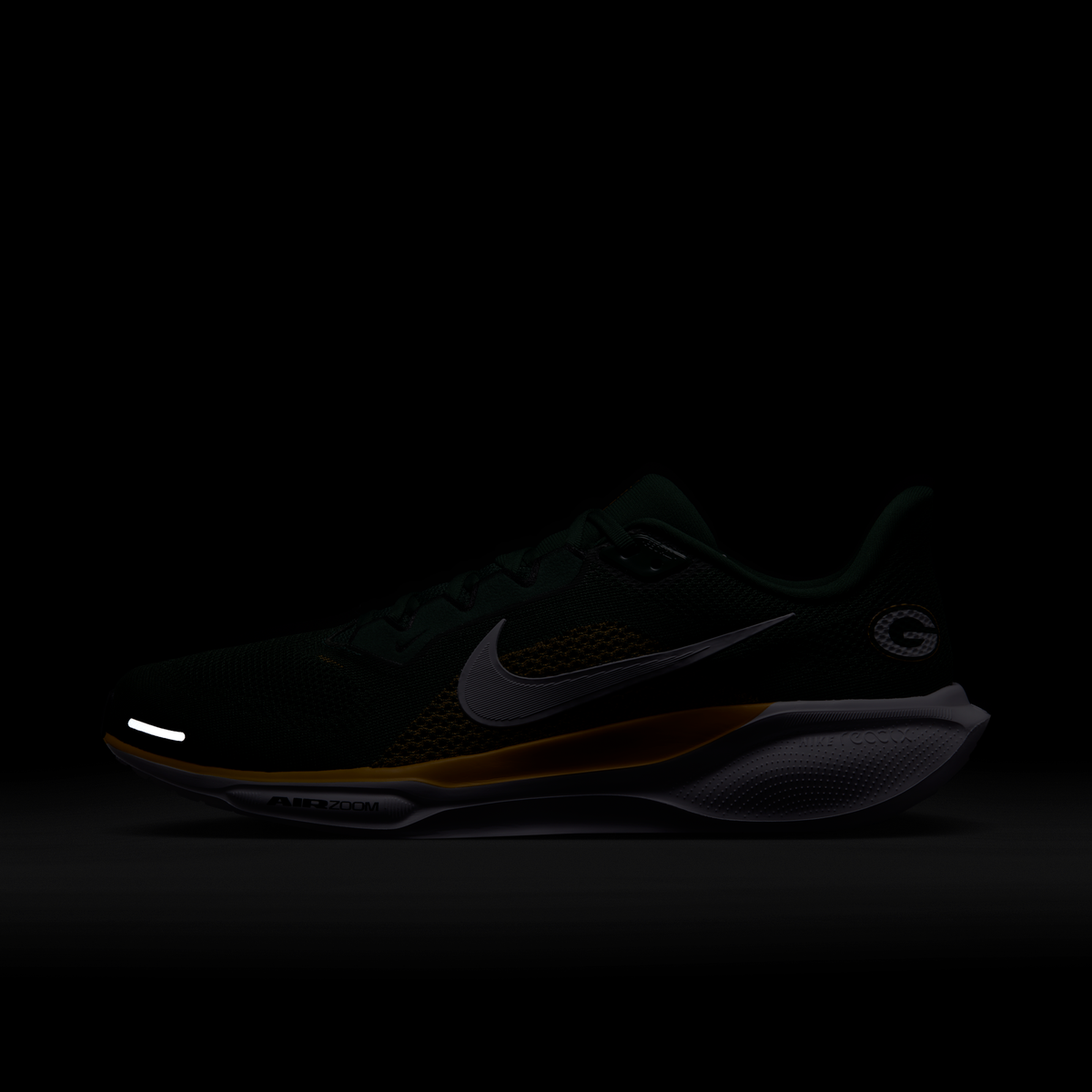 Overkicks - Nike Air Zoom Pegasus 41 Green Bay Packers (2025) (IB3216-300) - detalle