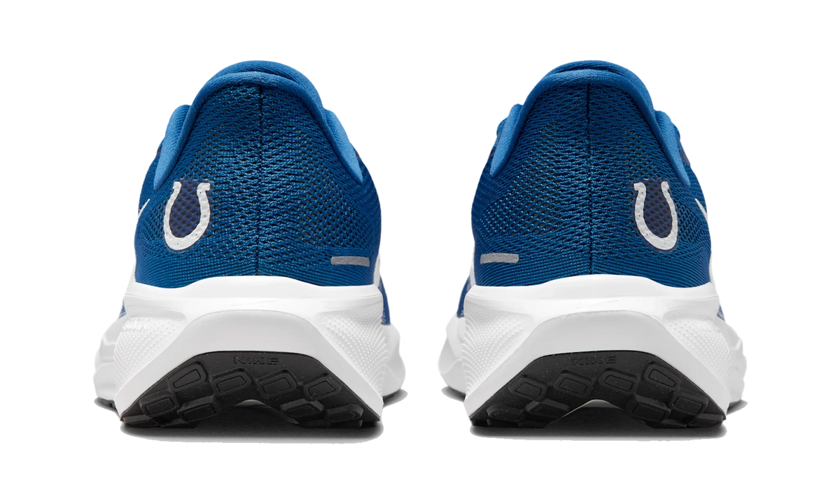 Overkicks - Nike Air Zoom Pegasus 41 Indianapolis Colts (2025) (IB3214-400) - detalle talon