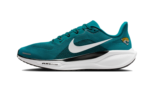 Overkicks - Nike Air Zoom Pegasus 41 Jacksonville Jaguars (2025) (IB3196-400) - vista lateral