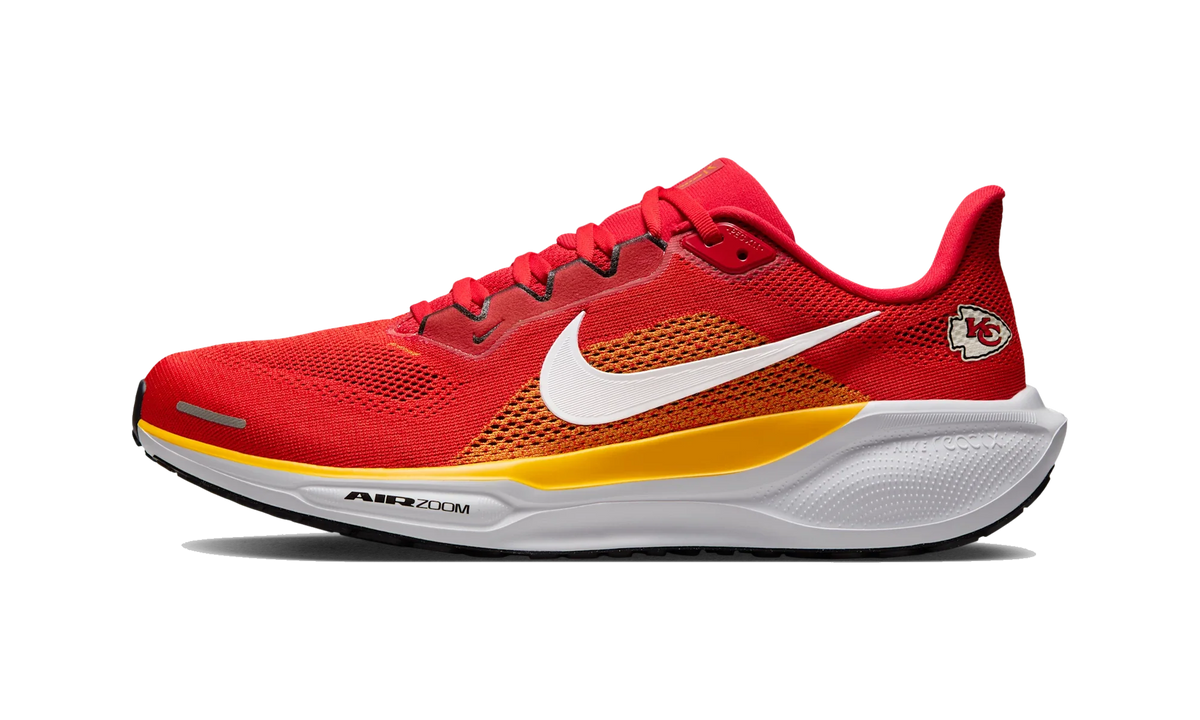 Overkicks - Nike Air Zoom Pegasus 41 Kansas City Chiefs (2025) (IB3209-600) - vista lateral