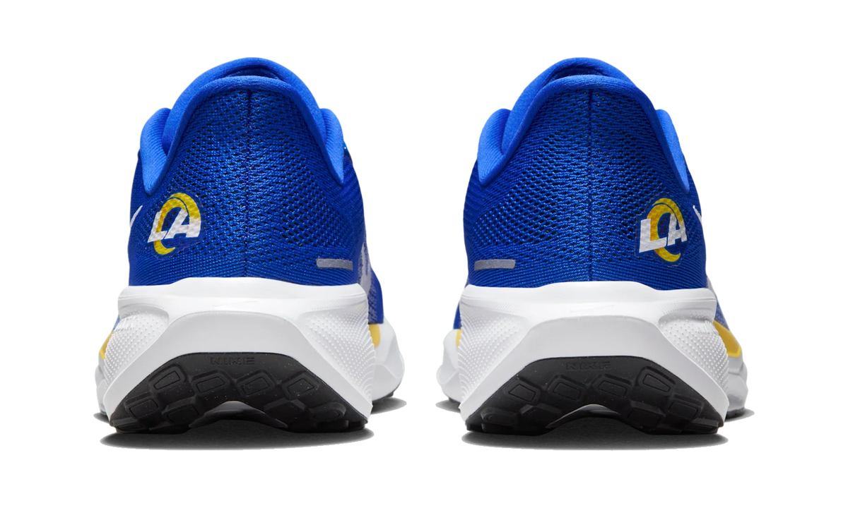 Overkicks - Nike Air Zoom Pegasus 41 Los Angeles Rams (2025) (IB3199-400) - detalle talon