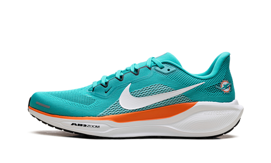 Overkicks - Nike Air Zoom Pegasus 41 Miami Dolphins (2025) (IB3200-300) - vista lateral