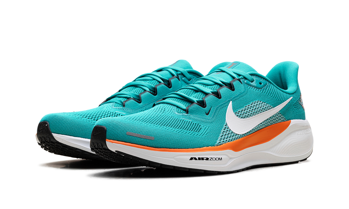 Overkicks - Nike Air Zoom Pegasus 41 Miami Dolphins (2025) (IB3200-300) - vista trasera