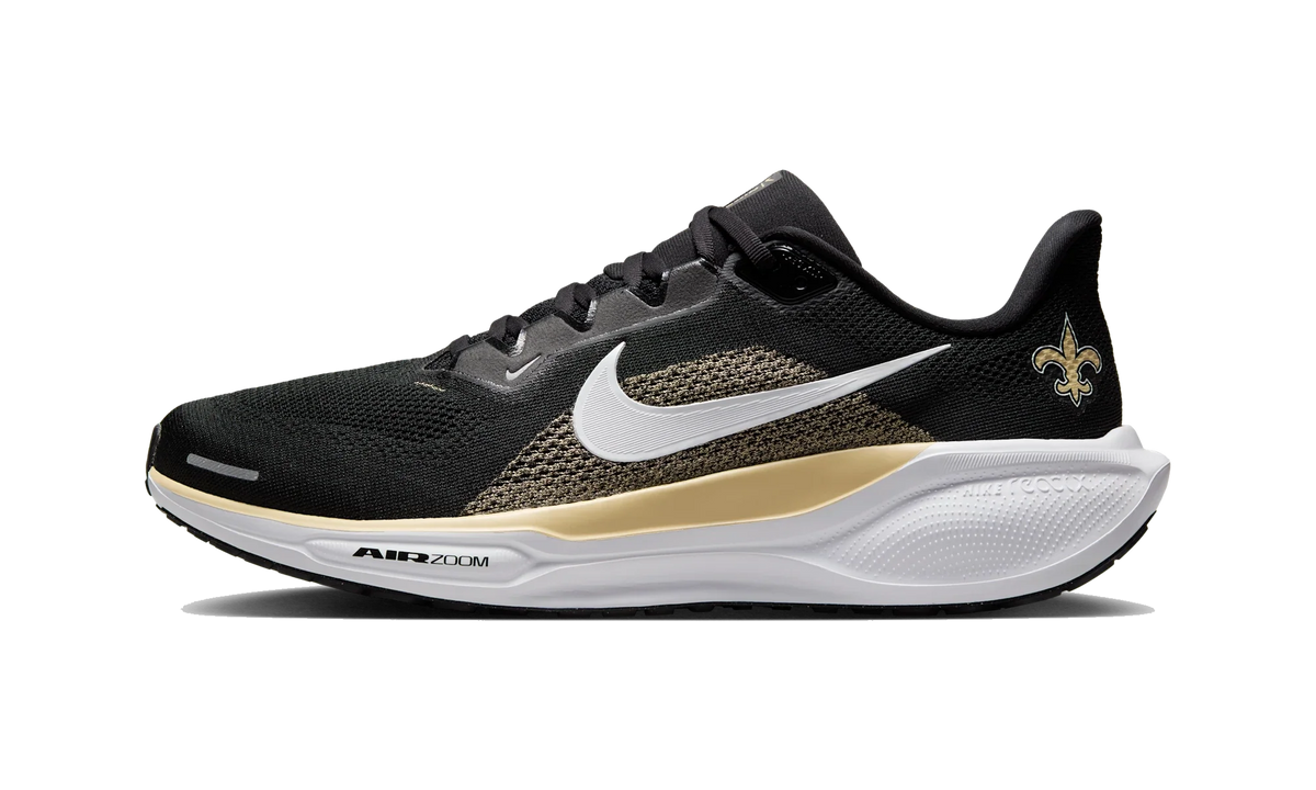 Overkicks - Nike Air Zoom Pegasus 41 New Orleans Saints (2025) (IB3212-001) - vista lateral