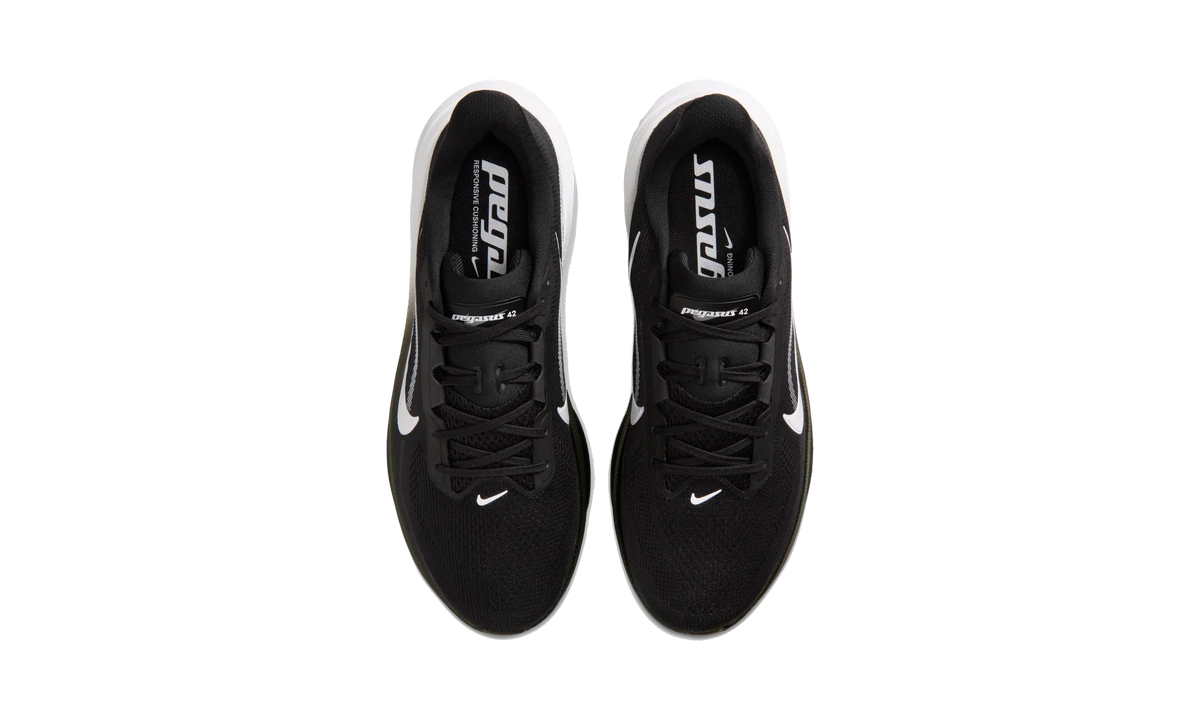 Overkicks - Nike Air Zoom Pegasus 42 Black White (IB1873-001) - vista superior
