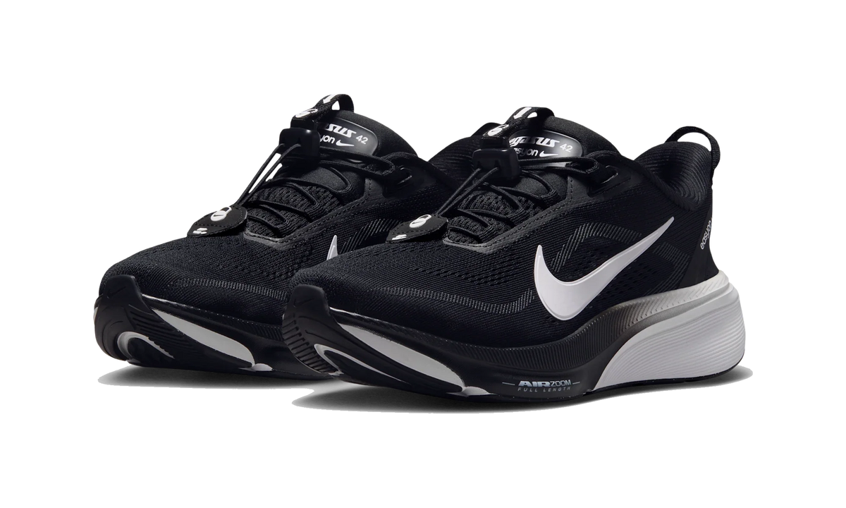Overkicks - Nike Air Zoom Pegasus 42 EasyOn Black White (Womens) (IH1850-001) - vista trasera