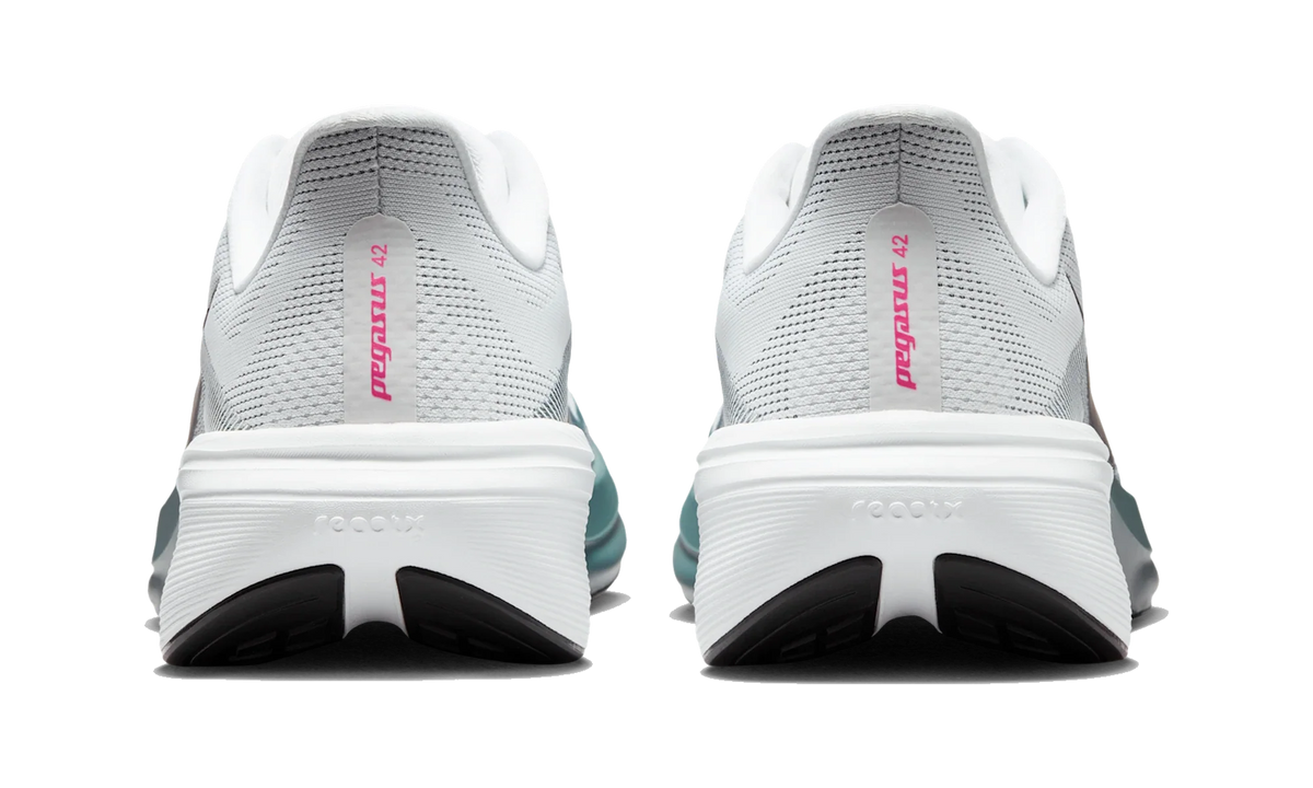 Overkicks - Nike Air Zoom Pegasus 42 White Mineral Slate (IB1873-110) - detalle talon