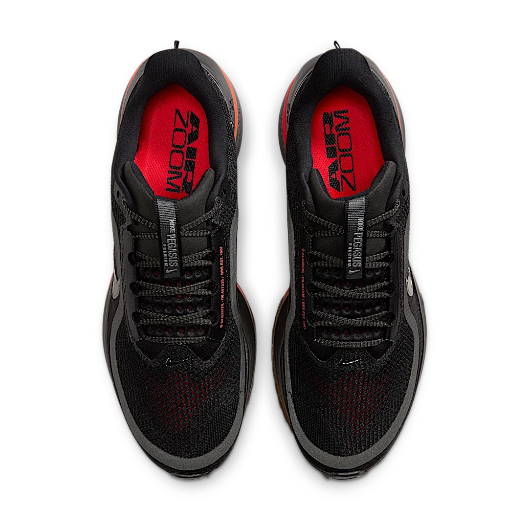 Overkicks - Nike Air Zoom Pegasus Premium Black Bright Crimson (HQ2592-003) - par completo