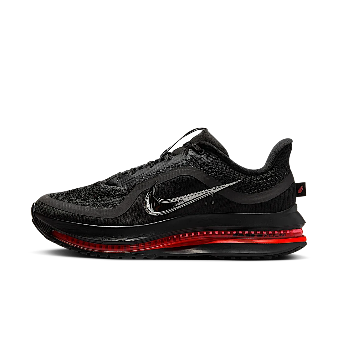 Overkicks - Nike Air Zoom Pegasus Premium Black Bright Crimson (Womens) (HQ2593-003) - vista lateral
