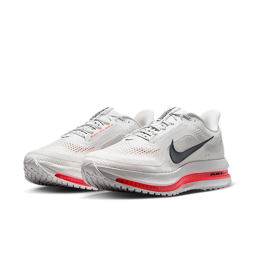 Overkicks - Nike Air Zoom Pegasus Premium Summit White Bright Crimson (HQ2592-101) - vista trasera