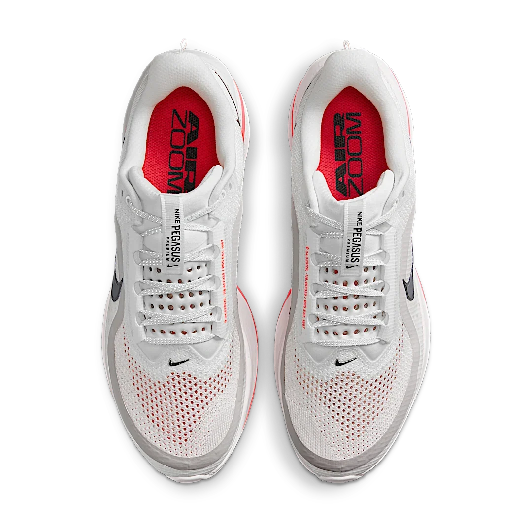 Overkicks - Nike Air Zoom Pegasus Premium Summit White Bright Crimson (HQ2592-101) - par completo