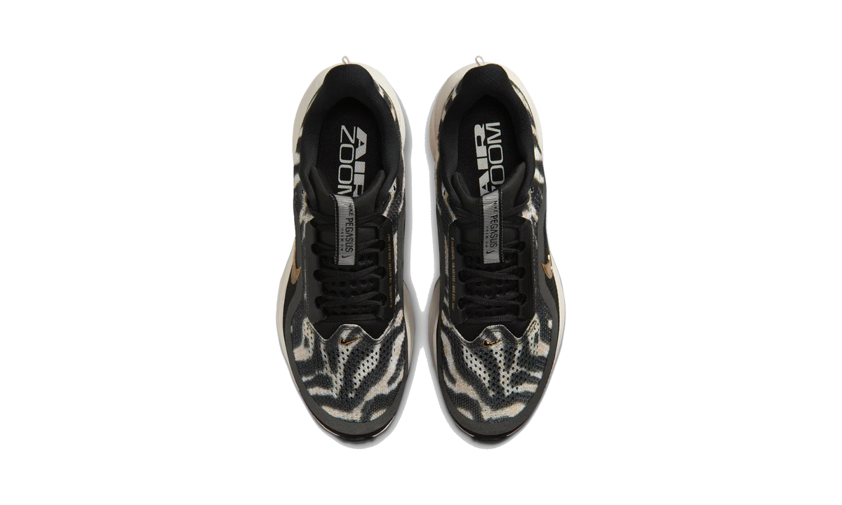 Overkicks - Nike Air Zoom Pegasus Premium Zebra (Womens) (IQ0368-010) - vista superior