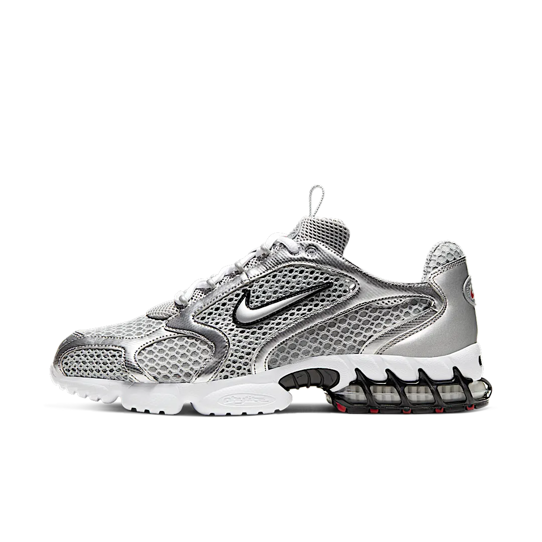Overkicks - Nike Air Zoom Spiridon Cage 2 Metallic Silver (CJ1288-001) - vista lateral