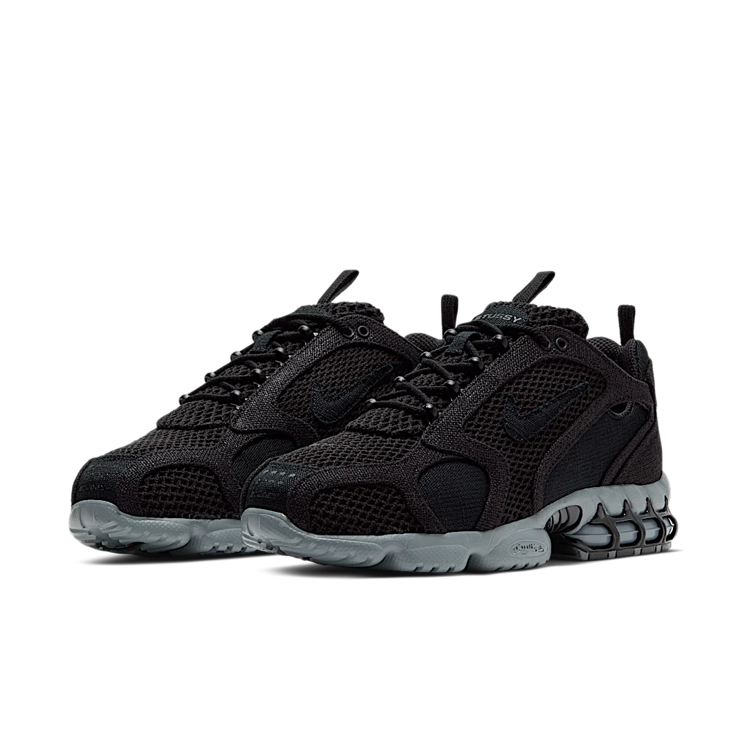 Overkicks - Nike Air Zoom Spiridon Cage 2 Stussy Black (CQ5486-001) - vista trasera