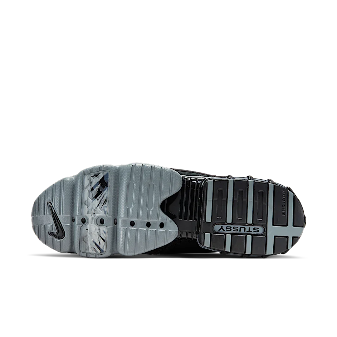 Overkicks - Nike Air Zoom Spiridon Cage 2 Stussy Black (CQ5486-001) - detalle suela