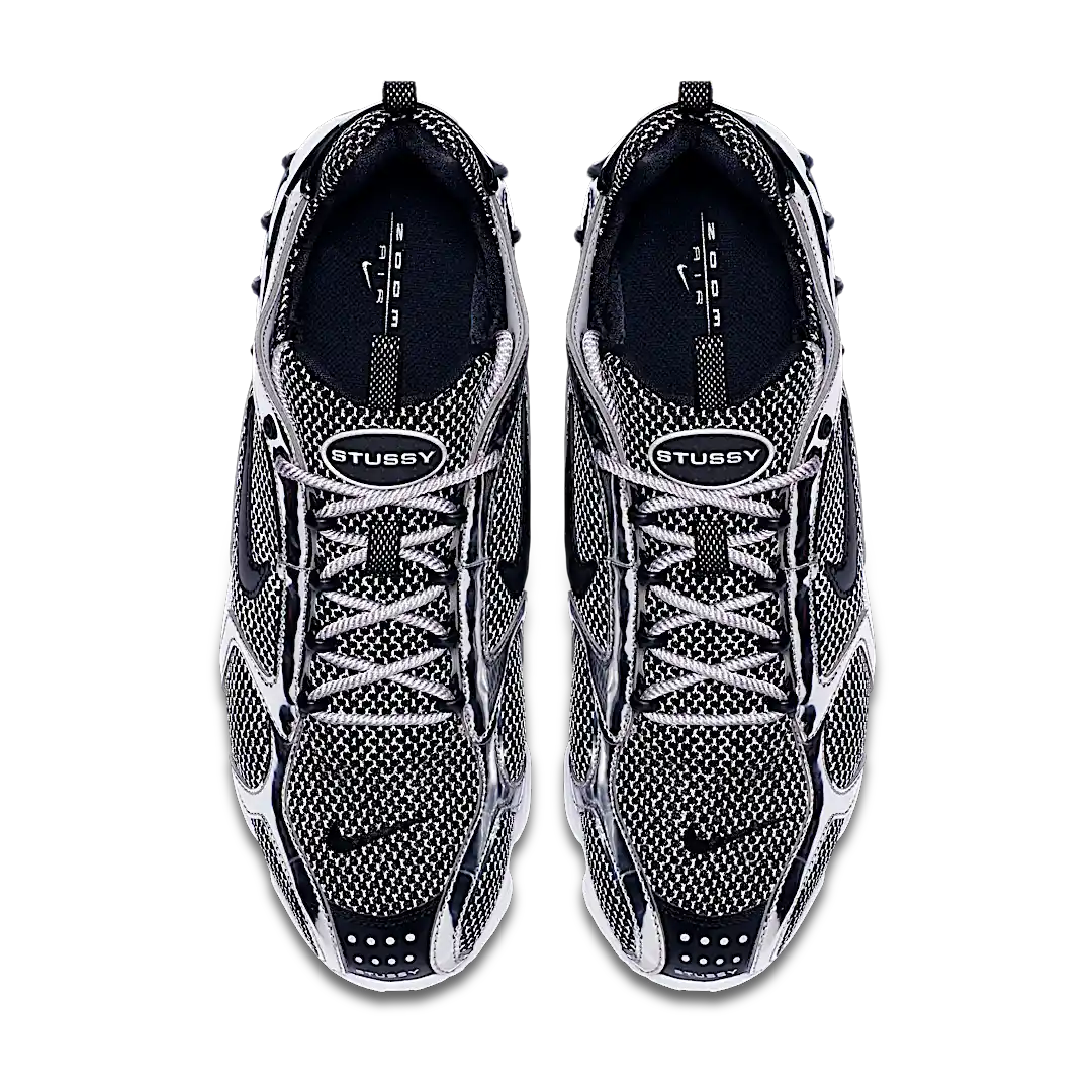 Overkicks - Nike Air Zoom Spiridon Cage 2 Stussy Pure Platinum (CU1854-001) - par completo
