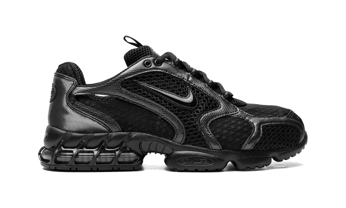 Overkicks - Nike Air Zoom Spiridon Cage 2 Triple Black (HM8497-010) - detalle talon