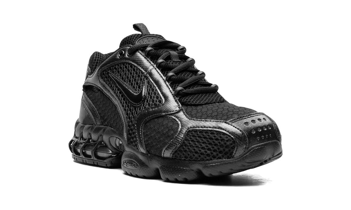 Overkicks - Nike Air Zoom Spiridon Cage 2 Triple Black (HM8497-010) - detalle lateral interior