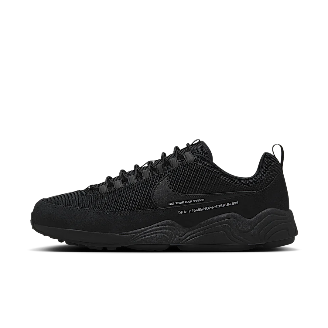 Overkicks - Nike Air Zoom Spiridon Fragment Design Black (HF5455-001) - vista lateral