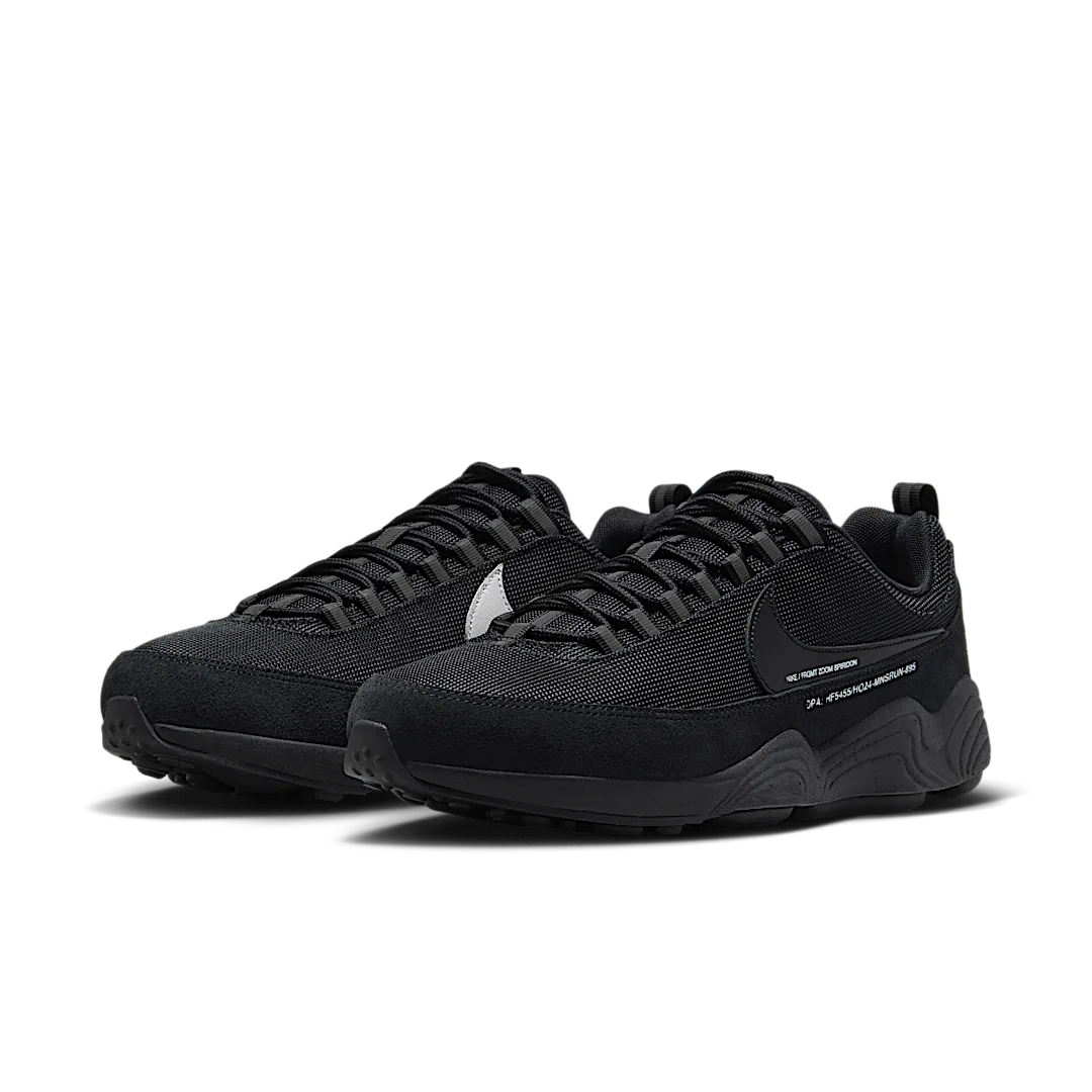 Overkicks - Nike Air Zoom Spiridon Fragment Design Black (HF5455-001) - vista trasera