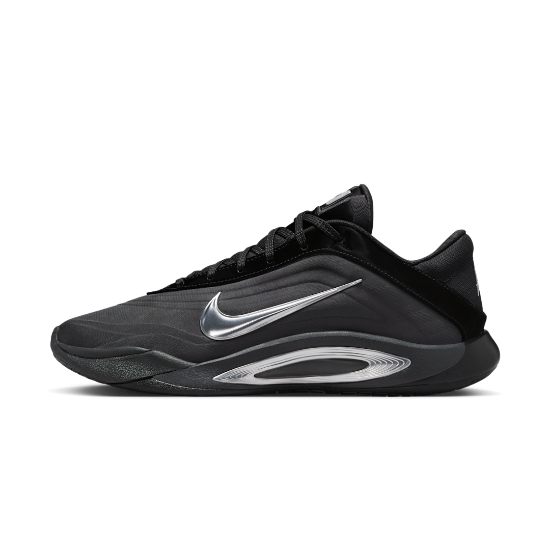 Overkicks - Nike Aja Wilson AOne Black Dark Smoke Grey (Womens) (FZ8605-002 / FZ8606-002) - vista lateral