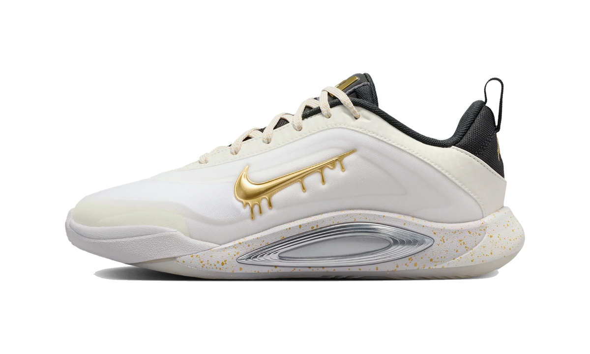 Overkicks - Nike A'ja Wilson A'One Gold Grillz (GS) (IM6125-100) - vista lateral