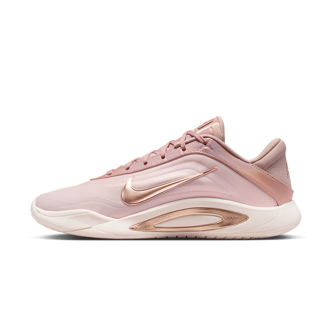 Overkicks - Nike Aja Wilson AOne Stone Mauve (Womens) (FZ8605-200 / FZ8606-200) - vista lateral