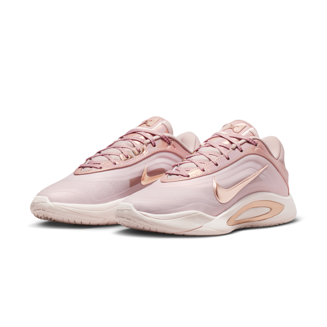 Overkicks - Nike Aja Wilson AOne Stone Mauve (Womens) (FZ8605-200 / FZ8606-200) - vista trasera
