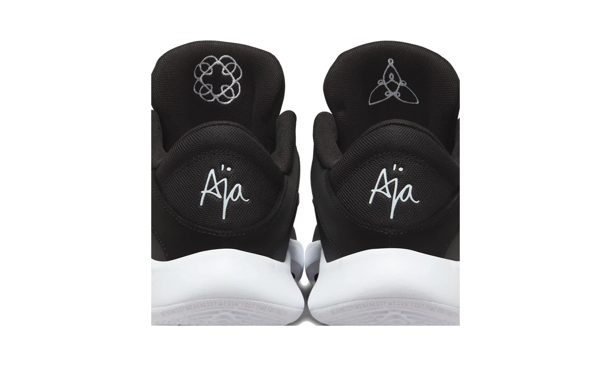 Overkicks - Nike Aja Wilson AOne TB Black White (Womens) (HQ8500-001) - detalle