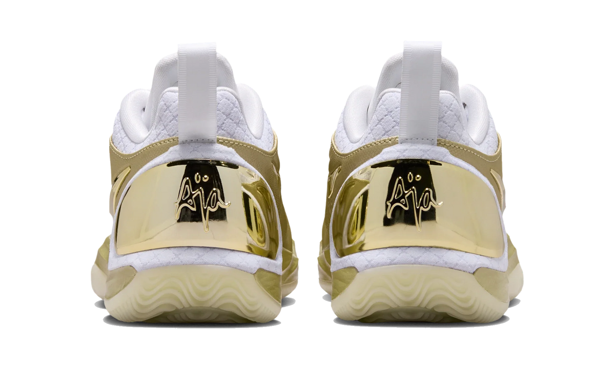 Overkicks - Nike Aja Wilson ATwo Gold Standard (Womens) (IO8212-900) - detalle talon