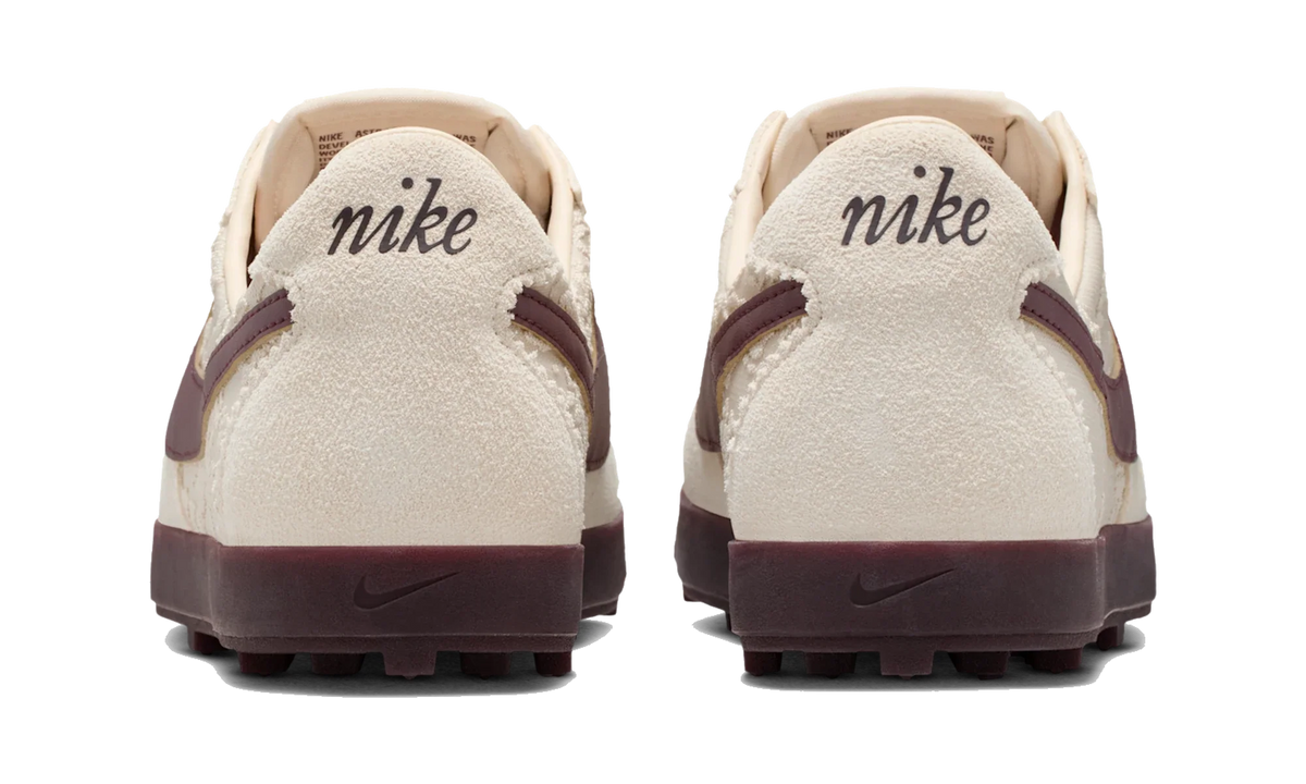 Overkicks - Nike Astro Grabber Leather SE Light Cream Burgundy Crush (Womens) (IQ3367-299) - detalle talon