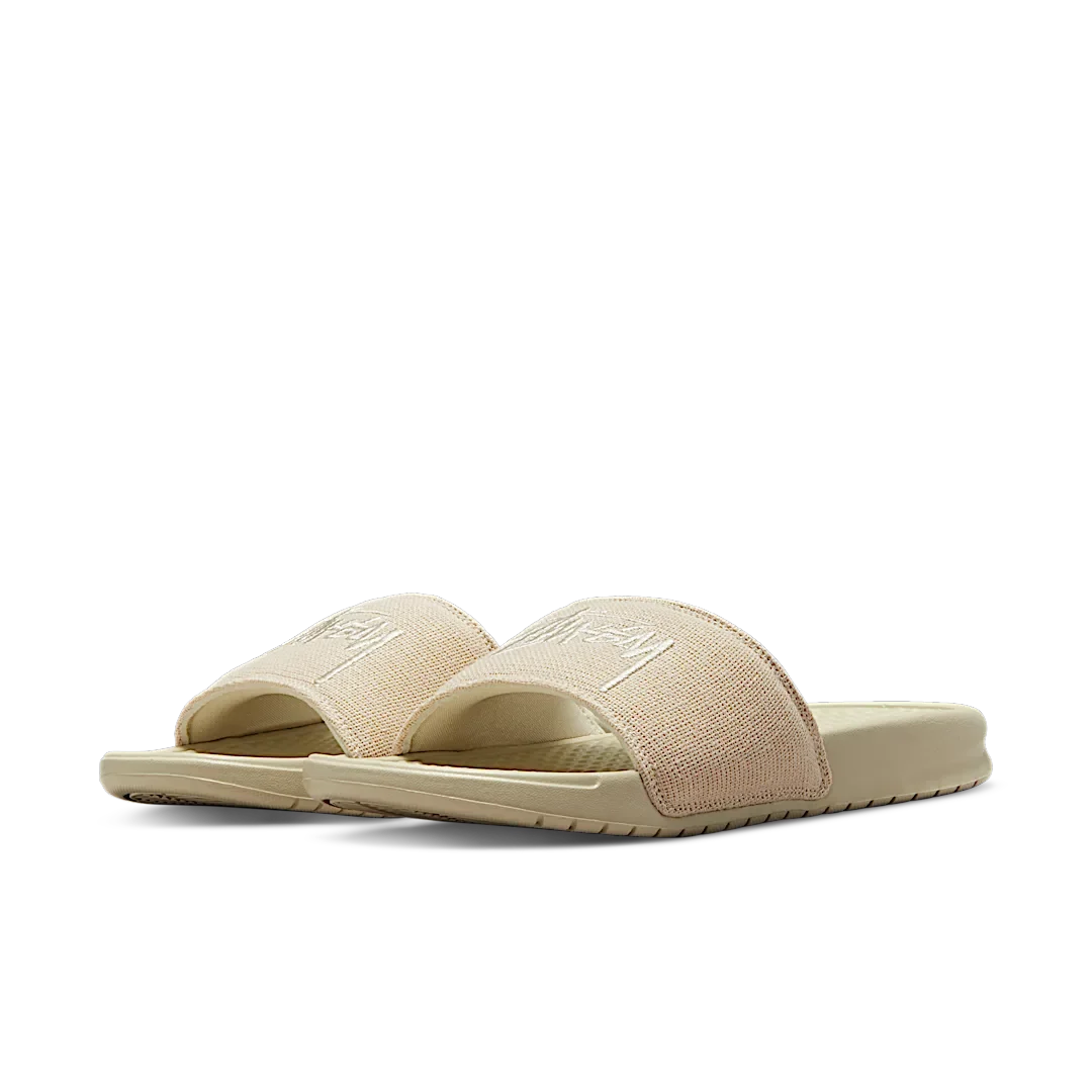 Overkicks - Nike Benassi Slide Stussy Fossil (DH1584-200) - vista trasera