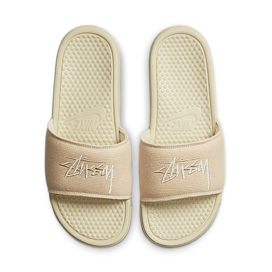 Overkicks - Nike Benassi Slide Stussy Fossil (DH1584-200) - par completo