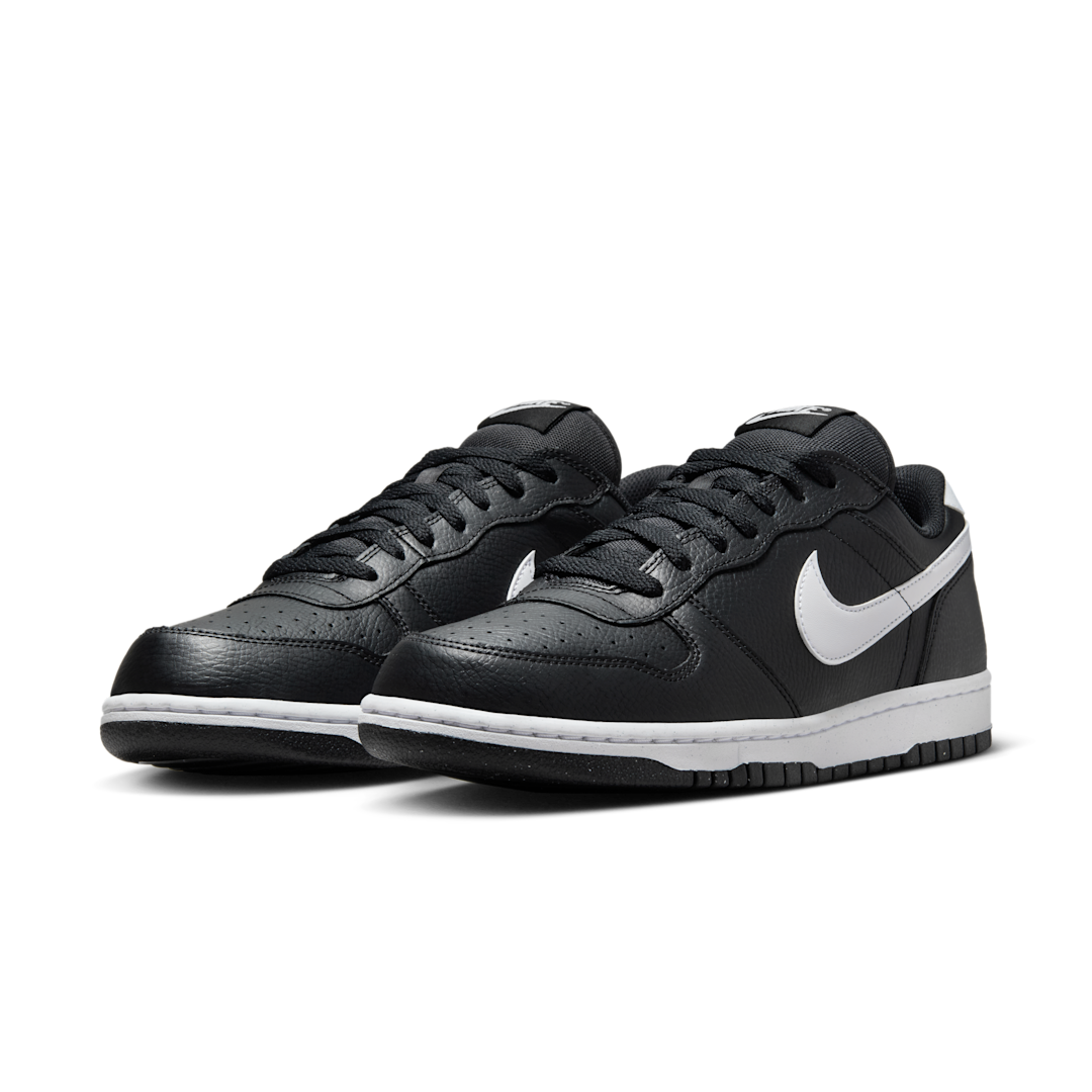 Overkicks - Nike Big Nike Low Black White (355152-016) - vista trasera