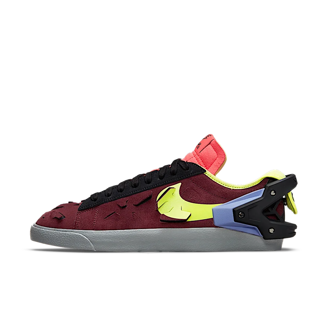 Overkicks - Nike Blazer Low Acronym Night Maroon (DN2067-600) - vista lateral