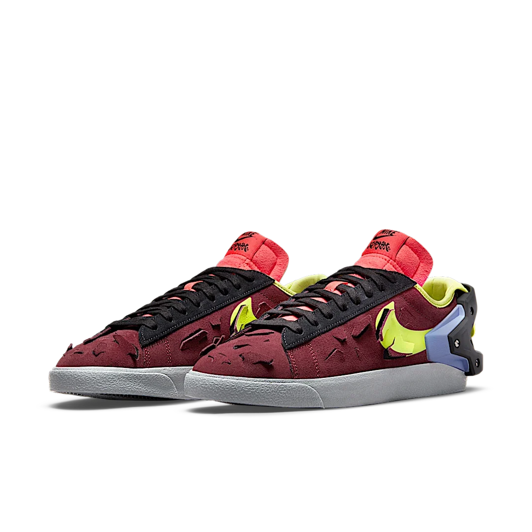 Overkicks - Nike Blazer Low Acronym Night Maroon (DN2067-600) - vista trasera