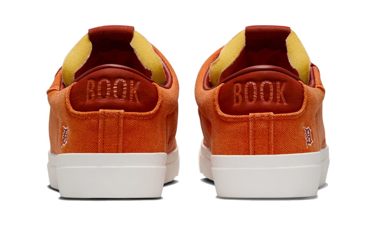 Overkicks - Nike Blazer Low Devin Booker Detroit Tigers Campfire Orange (HQ2054-800) - detalle talon