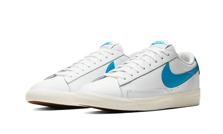 Overkicks - Nike Blazer Low White Laser Blue (CI6377-104) - vista trasera