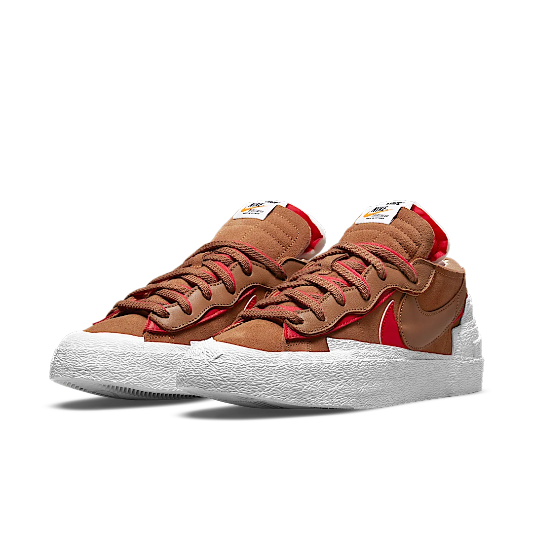 Overkicks - Nike Blazer Low sacai British Tan (DD1877-200) - vista trasera