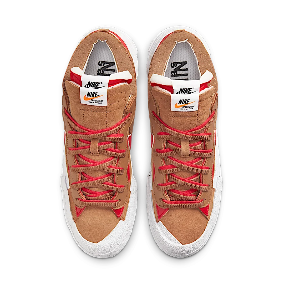 Overkicks - Nike Blazer Low sacai British Tan (DD1877-200) - par completo