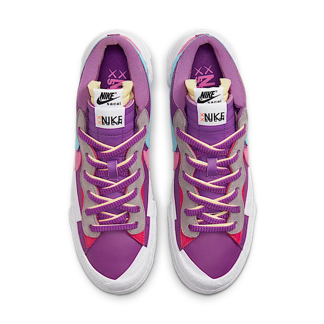 Overkicks - Nike Blazer Low sacai KAWS Purple Dusk (DM7901-500) - par completo
